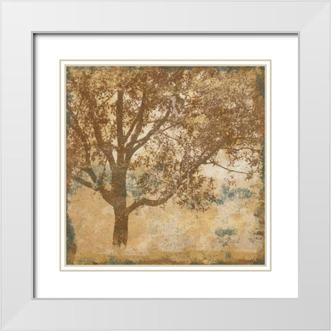 Landscape I White Modern Wood Framed Art Print with Double Matting by Richard, Ben