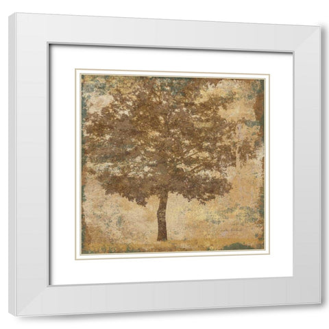 Landscape II White Modern Wood Framed Art Print with Double Matting by Richard, Ben