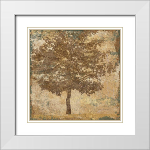 Landscape II White Modern Wood Framed Art Print with Double Matting by Richard, Ben