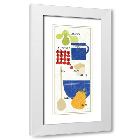 Baking It White Modern Wood Framed Art Print with Double Matting by Schlabach, Sue