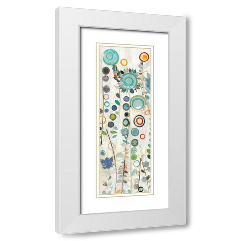 Ocean Garden I Panel II White Modern Wood Framed Art Print with Double Matting by Boggs, Candra