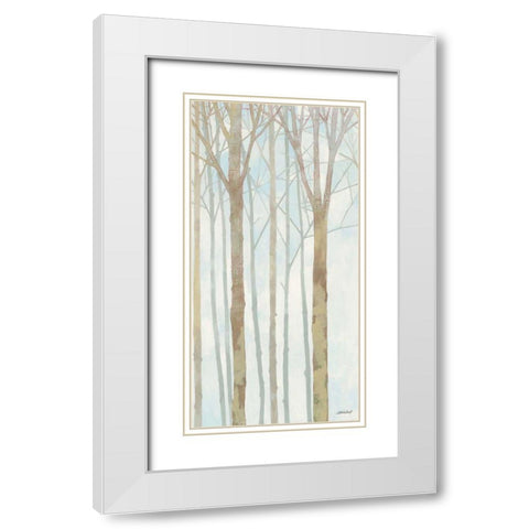 In Springtime I White Modern Wood Framed Art Print with Double Matting by Lovell, Kathrine