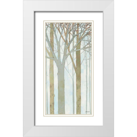 In Springtime III White Modern Wood Framed Art Print with Double Matting by Lovell, Kathrine
