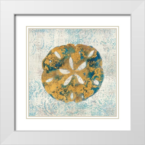 Coastal Beauty III White Modern Wood Framed Art Print with Double Matting by Mousseau, Studio