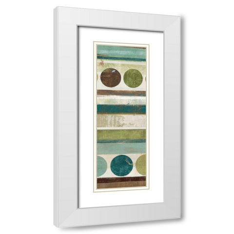 Atmosphere II White Modern Wood Framed Art Print with Double Matting by Wild Apple Portfolio