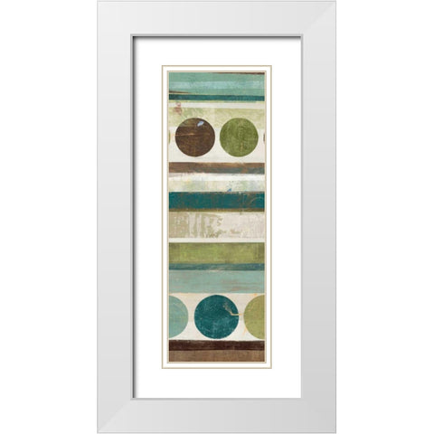 Atmosphere II White Modern Wood Framed Art Print with Double Matting by Wild Apple Portfolio