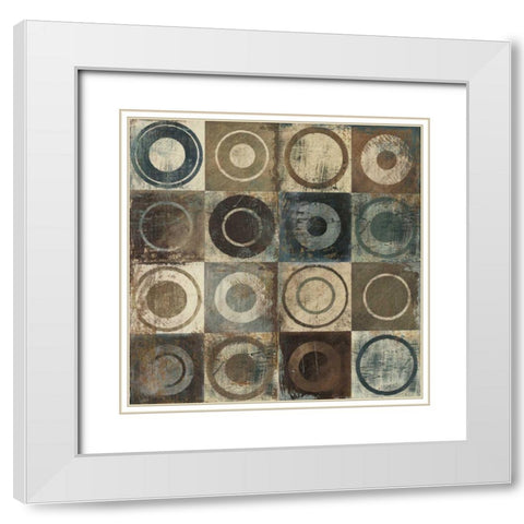 Resonate White Modern Wood Framed Art Print with Double Matting by Mullan, Michael