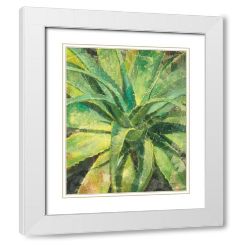 Nature Delight IV   White Modern Wood Framed Art Print with Double Matting by Nai, Danhui