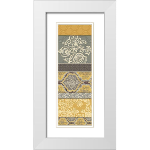 Le Souk VI White Modern Wood Framed Art Print with Double Matting by Pela Studio