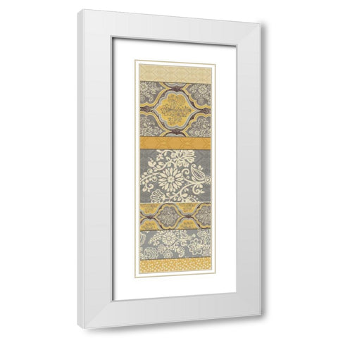 Le Souk VII White Modern Wood Framed Art Print with Double Matting by Pela Studio