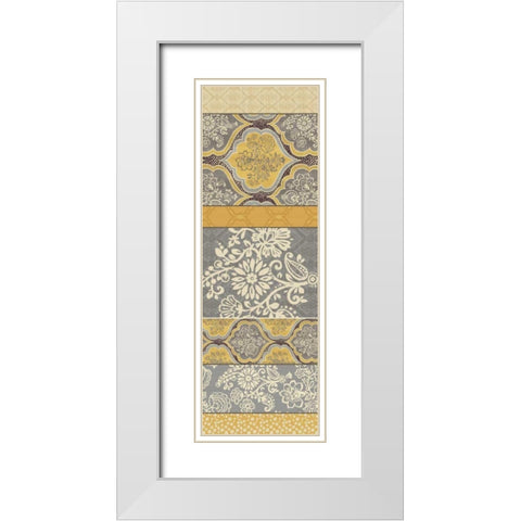 Le Souk VII White Modern Wood Framed Art Print with Double Matting by Pela Studio
