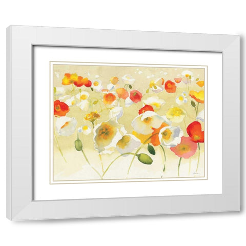 My Iceland Plot II White Modern Wood Framed Art Print with Double Matting by Novak, Shirley