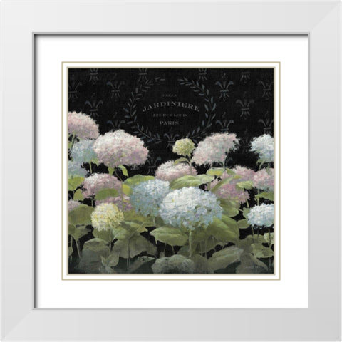 La Belle Jardiniere Crop White Modern Wood Framed Art Print with Double Matting by Nai, Danhui