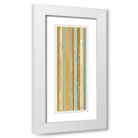 Eight to the Bar Panel II White Modern Wood Framed Art Print with Double Matting by Schick, Mike