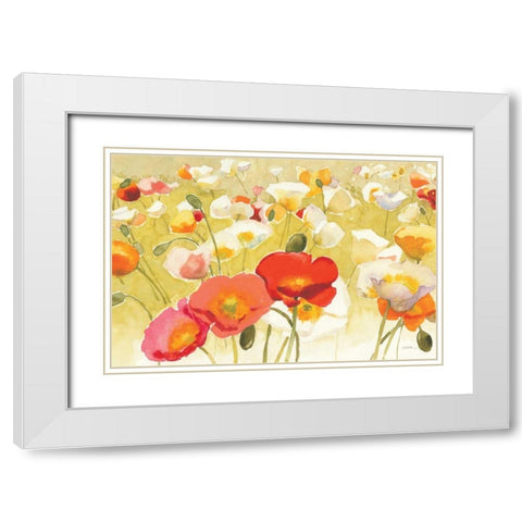 My Iceland Plot I White Modern Wood Framed Art Print with Double Matting by Novak, Shirley