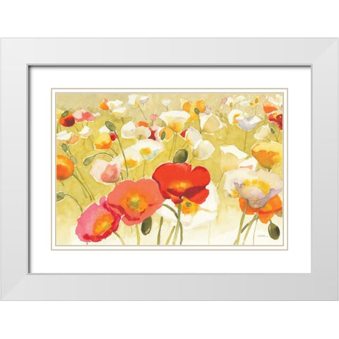 My Iceland Plot I White Modern Wood Framed Art Print with Double Matting by Novak, Shirley