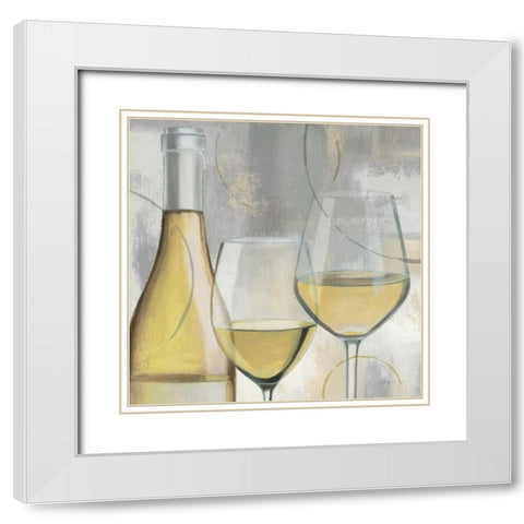 Taste Appeal White II White Modern Wood Framed Art Print with Double Matting by Wiens, James