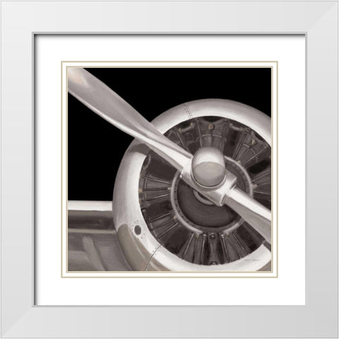 Travel by Air III Dark White Modern Wood Framed Art Print with Double Matting by Fabiano, Marco