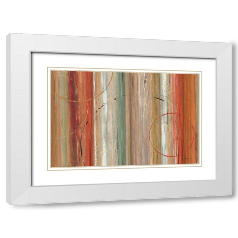 Spiced II White Modern Wood Framed Art Print with Double Matting by Audit, Lisa