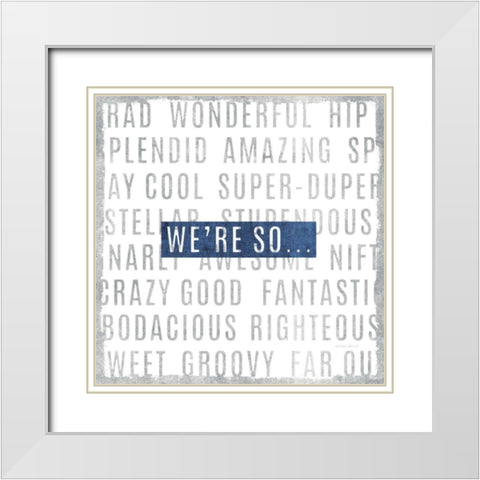 Were So White Modern Wood Framed Art Print with Double Matting by Mullan, Michael