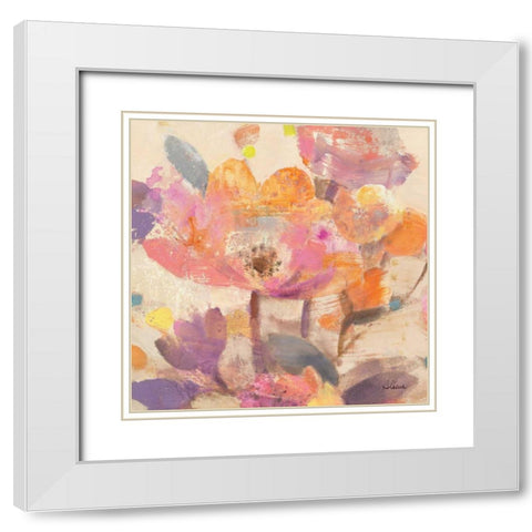 Vibrant Crop I White Modern Wood Framed Art Print with Double Matting by Hristova, Albena