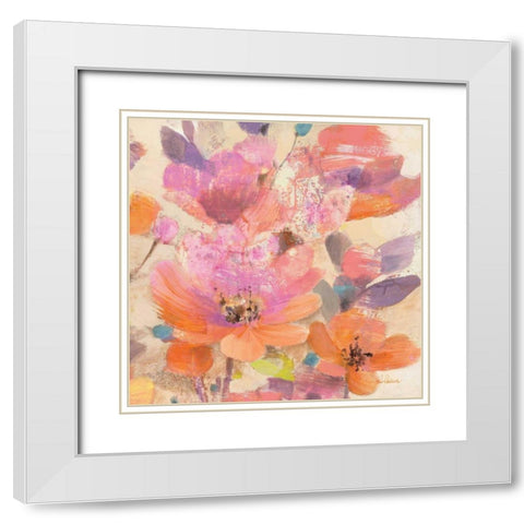 Vibrant Crop II White Modern Wood Framed Art Print with Double Matting by Hristova, Albena