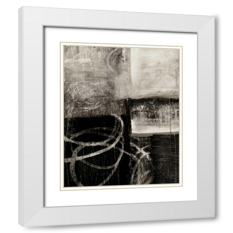 A Wintry Day IV White Modern Wood Framed Art Print with Double Matting by Davies, Jane
