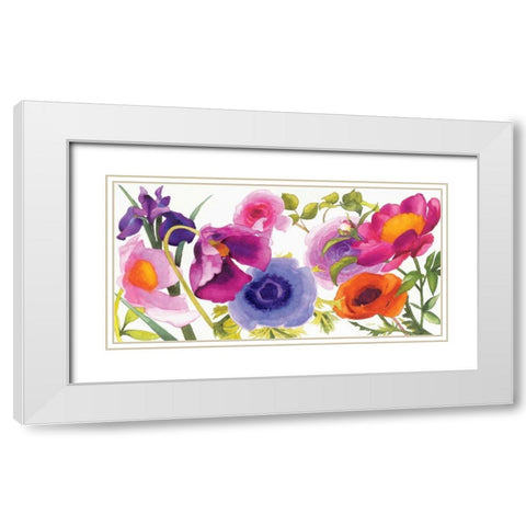 Some Favorites White Modern Wood Framed Art Print with Double Matting by Novak, Shirley