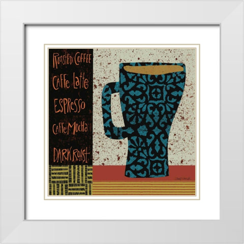 Fair Trade III White Modern Wood Framed Art Print with Double Matting by Warrick, Cheryl