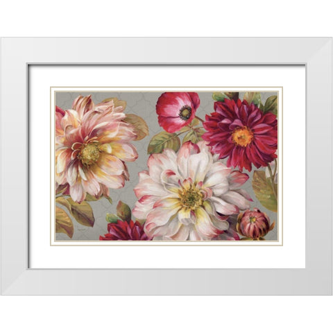 Classically Beautiful I White Modern Wood Framed Art Print with Double Matting by Audit, Lisa