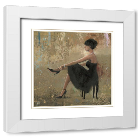 Grand Evening Square White Modern Wood Framed Art Print with Double Matting by Sullivan, Myles