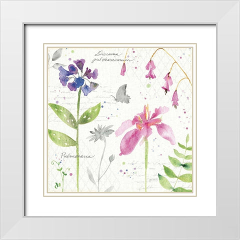 Soft Nature IV White Modern Wood Framed Art Print with Double Matting by Tavoletti, Anne