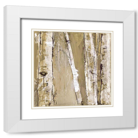 Where the Sun Sleeps I Neutral White Modern Wood Framed Art Print with Double Matting by Day, Kellie