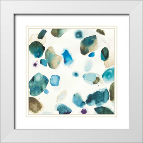 What If II White Modern Wood Framed Art Print with Double Matting by Novak, Shirley