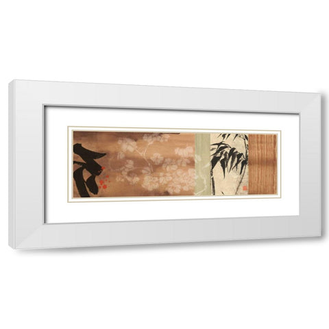 Whispering Dusk I White Modern Wood Framed Art Print with Double Matting by Paschke, Chris