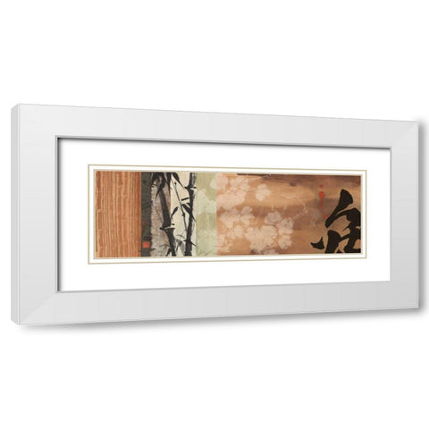 Whispering Dusk II White Modern Wood Framed Art Print with Double Matting by Paschke, Chris