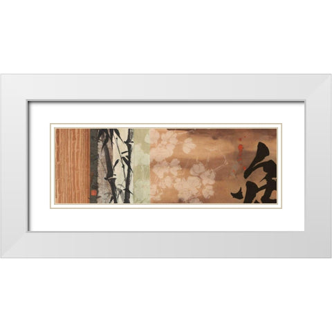 Whispering Dusk II White Modern Wood Framed Art Print with Double Matting by Paschke, Chris