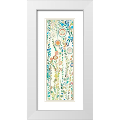 Under the Rain Panel II White White Modern Wood Framed Art Print with Double Matting by Boggs, Candra