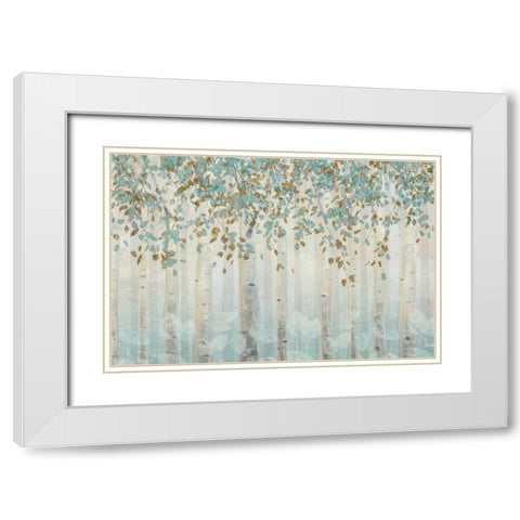 Dream Forest I White Modern Wood Framed Art Print with Double Matting by Wiens, James