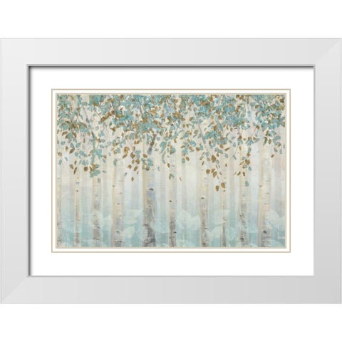Dream Forest I White Modern Wood Framed Art Print with Double Matting by Wiens, James