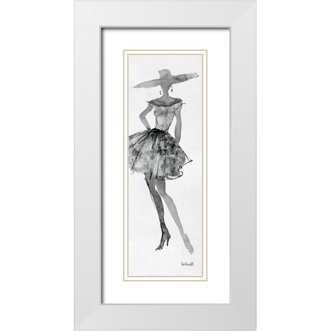Fashion Sketchbook V White Modern Wood Framed Art Print with Double Matting by Tavoletti, Anne