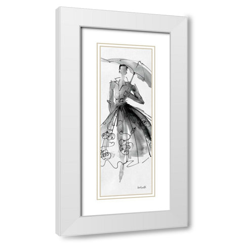 Fashion Sketchbook VI White Modern Wood Framed Art Print with Double Matting by Tavoletti, Anne