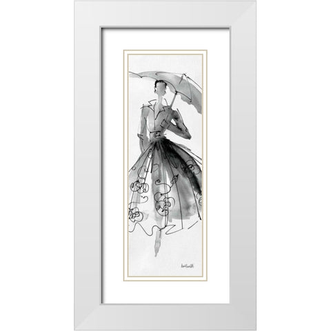 Fashion Sketchbook VI White Modern Wood Framed Art Print with Double Matting by Tavoletti, Anne