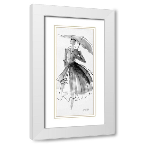 Fashion Sketchbook VI White Modern Wood Framed Art Print with Double Matting by Tavoletti, Anne