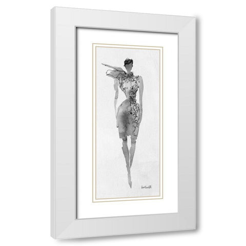 Fashion Sketchbook VIII White Modern Wood Framed Art Print with Double Matting by Tavoletti, Anne