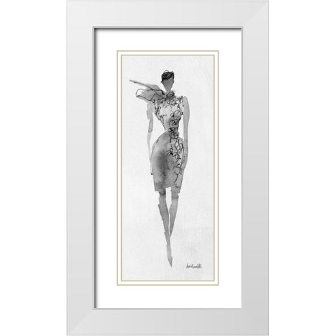 Fashion Sketchbook VIII White Modern Wood Framed Art Print with Double Matting by Tavoletti, Anne