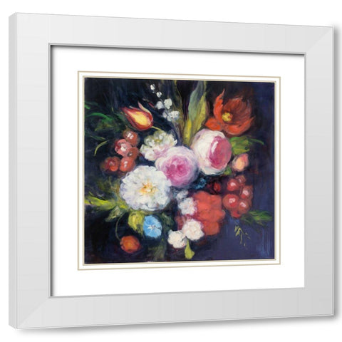 For Eliza White Modern Wood Framed Art Print with Double Matting by Purinton, Julia