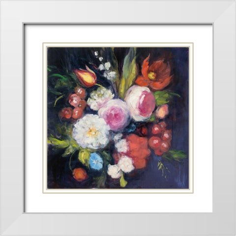 For Eliza White Modern Wood Framed Art Print with Double Matting by Purinton, Julia