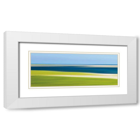 Cape Cod Low Tide White Modern Wood Framed Art Print with Double Matting by Gendreau, Katherine