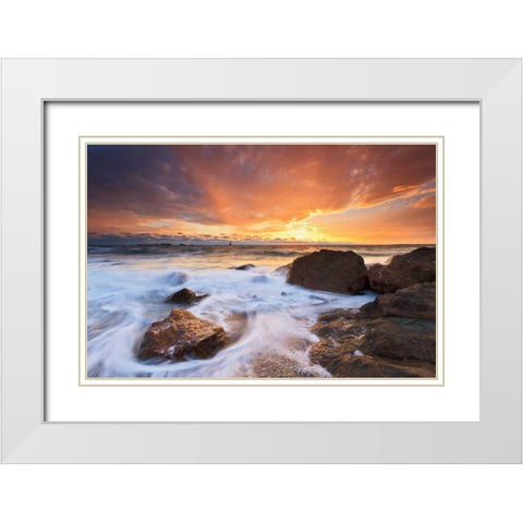The Finale White Modern Wood Framed Art Print with Double Matting by Gendreau, Katherine